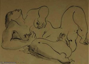 Tormented Woman — André Masson