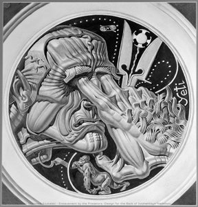 Enslavement by the Predators (Design for the Back of Solzhenitsyn Medallion)