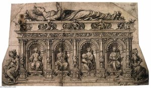 Design For The Tomb Of Isabella Of Austria — Jan Gossart