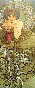Untitled (3145) — Alphonse Mucha, Art Nouveau