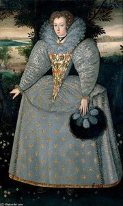 Elizabeth Buxton, Née Kemp — Robert Peake The Elder