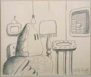 Figure In Interior — Philip Guston