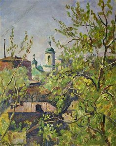 View From Window — Pyotr Konchalovsky