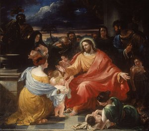Christ Blessing The Little Children — Benjamin Robert Haydon