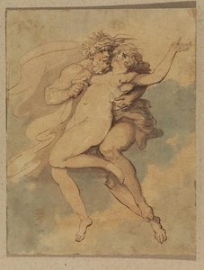 Jupiter And A Nymph — Thomas Rowlandson