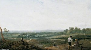 A Swiss Landscape — Sir Augustus Wall Callcott
