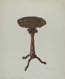 Candle Table — Karl Buergerniss