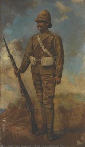 A British Infantryman In Marching Order — James Prinsep Beadle