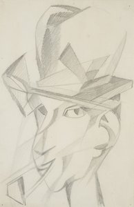 Self-portrait With A Pipe — Henri Gaudier-brzeska