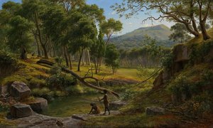 Warrenheip Hills Near Ballarat — Eugene Von Guérard, Romanticism