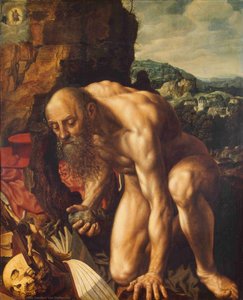 St Jerome — Jan Sanders Van Hemessen, Flemish Renaissance