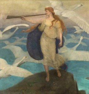 The Herald Of Winter — Thomas Millie Dow