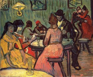 The Brothel — Vincent Willem Van Gogh, Post-impressionism