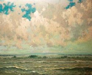Paisaje Con Nubes — Gillermo Gomez Gil