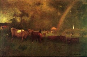 Shower On The Deleware River — George Innes
