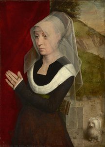 Portrait Of A Woman At Prayer — Memling, Hans