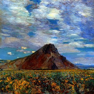 Sand Springs Butte — Frederick Childe Hassam, Impressionism
