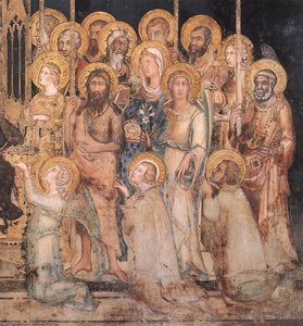Maestà (detail) — Simone Martini, Late Gothic