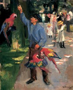 Man With Parrots — Max Liebermann
