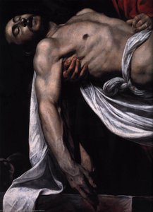 The Entombment (detail) — Caravaggio, Baroque