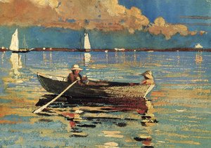 Cloucester Harbor — Винслоу Хомер, American Romanticism