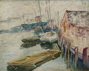 Boats At Gloucester — Milton Avery