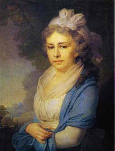 Portrait Of E. I. Nekludova — Vladimir Lukich Borovikovsky