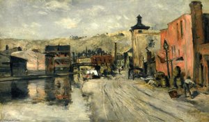 Miami Canal, Cincinnati — John Henry Twachtman