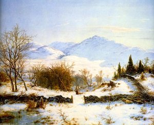 Winter Scene — Louis Remy Mignot