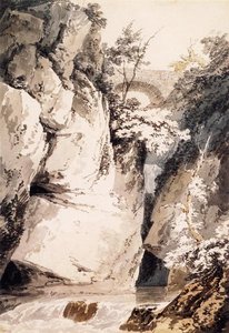 On The Banks Of Lake Como (after J.r.cozens) — Thomas Girtin