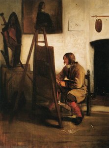 Young Painter In His Studio — Bernard Pietersz Fabritius