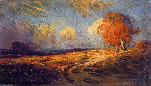 Sunlit Hillside — Robert Julian Onderdonk