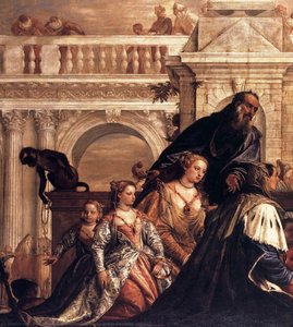 The Family Of Darius Before Alexander (detail) — Paolo Veronese, Baroque