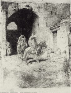 Casbah Guard In Tetouan — Mariano Fortuny Y Marsal