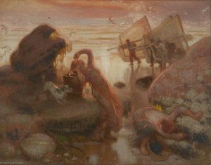 Mussel Gatherers — William Shackleton