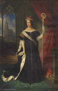 Portrait of Maria Theresa of Austria, Queen of the Two Sicilies
