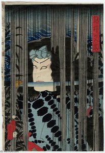 Actor Ichikawa Kodanji Iv As Torii Matasuke — Tsukioka Yoshitoshi