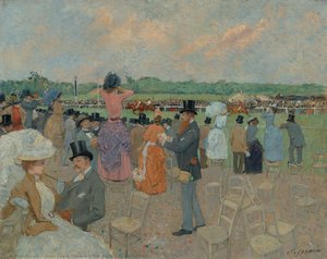 The Races At Longchamp — Jean Louis Forain