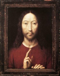 Christ Giving His Blessing — Memling, Hans
