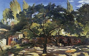 Under The Apricot Tree — Martiros Sarian