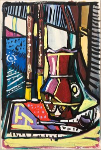 Still life with a jar