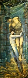 The Depths Of The Sea — Edward Coley Burne-jones