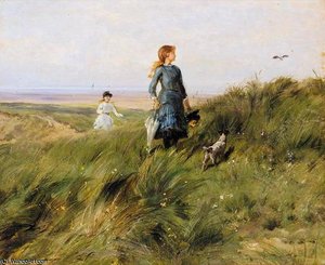 On The Sand Dunes — Heywood Hardy