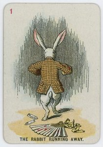 The Rabbit Running Away — Sir John Tenniel
