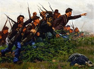 Union Soldiers In Combat — William Trego