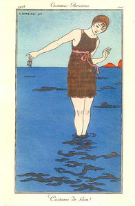 Costume De Bain — Georges Barbier