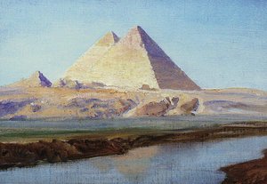 Great Pyramids Of Cheops And Chephren — Vassily Dmitrievitch Polenov