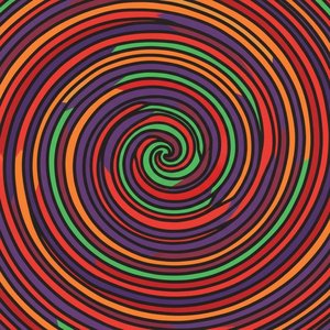 Chromatic Vortex: A Singular Symphony Of Radiant Spirals And Prismatic Motion — Caroline Pelletier, Aggressive Confrontational Pop