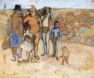 Familie Der Akrobaten — Pablo Picasso