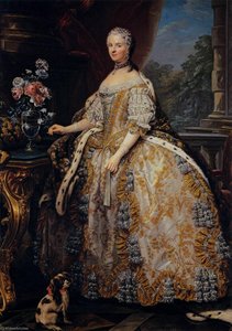 Portrait Of Marie Leszczynska, Queen Of France — Charles-andré Van Loo